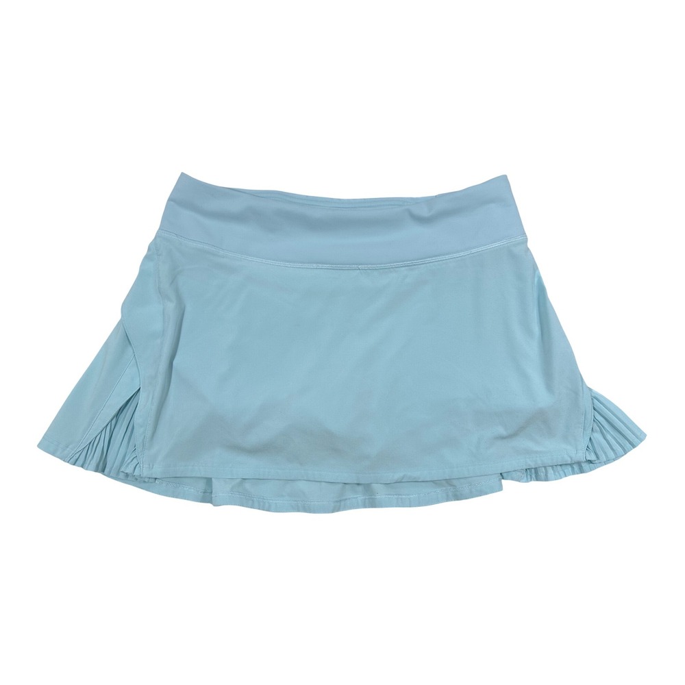 Lululemon Women's Play Off The Pleats Skirt *13" Blue Glow size 6 W8870R